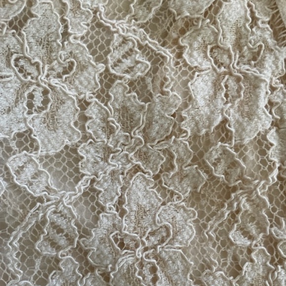 Wilfred by Aritzia | Cream Ivory Scallop Lace Jules Shorts | Size XXS 00 - Picture 7 of 14